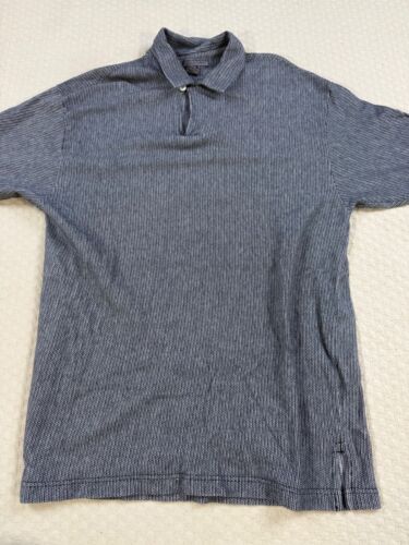 Le Collezioni Structure Vintage 100% Cotton Pullover Polo Shirt Size Medium - Picture 3 of 13