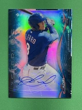 2014 Topps Bowman Sterling - JORGE ALFARO - PROSPECTS AUTO - BLUE REFRACTOR /25