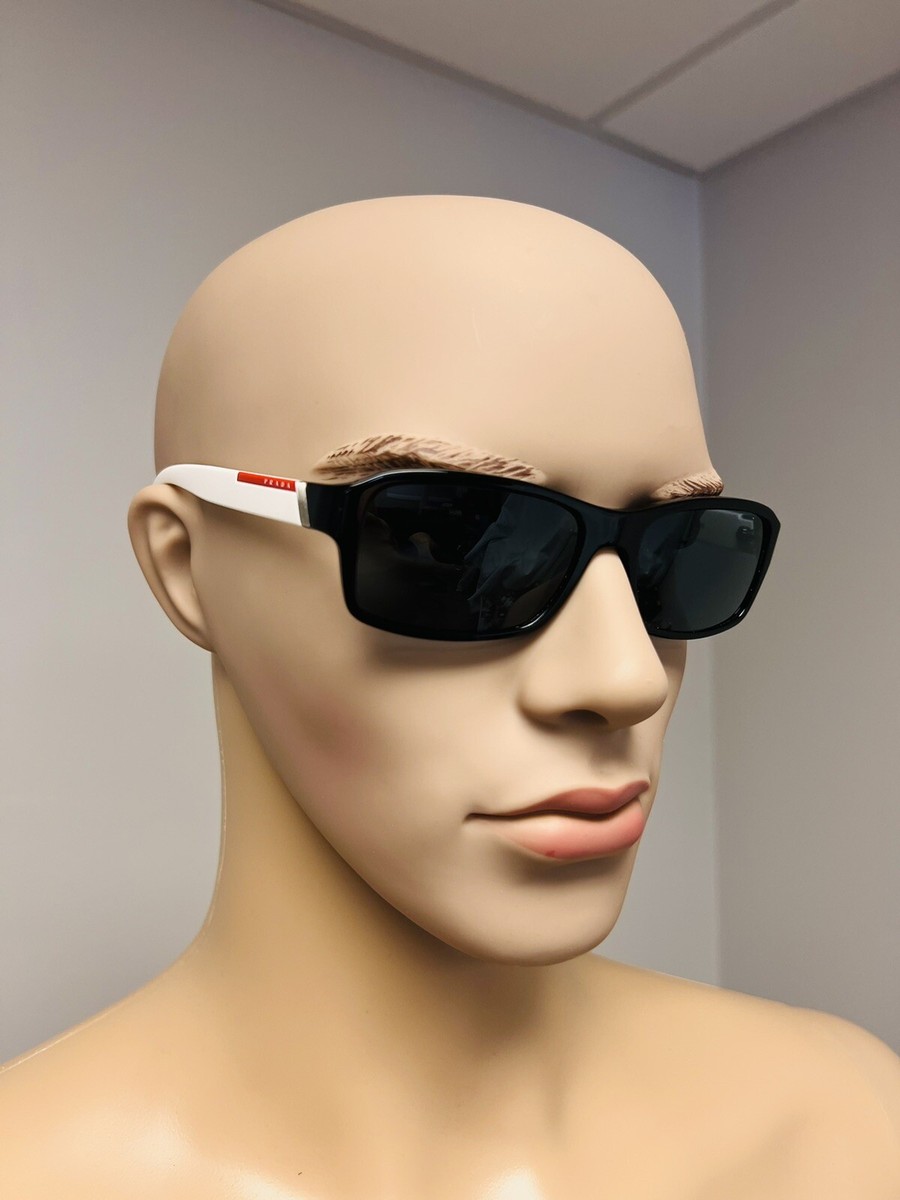 メガネ Prada VPS05N Lightweight Rectangular Nero Glasses Prada Black & White Rectangular Glasses Italy VPS 05C 54 17
