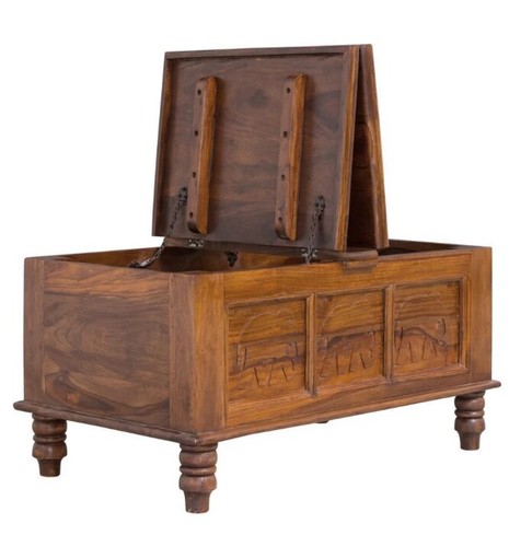 Hathi Storage Coffee Table - Picture 2 of 8