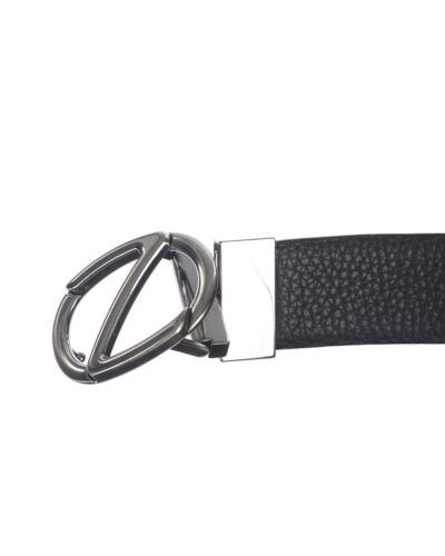 Zegna Belt DOUBLE FACE Leather ITALY Man Black BKIBM2994G NVT Sz.95 MAKE OFFER - Picture 10 of 11