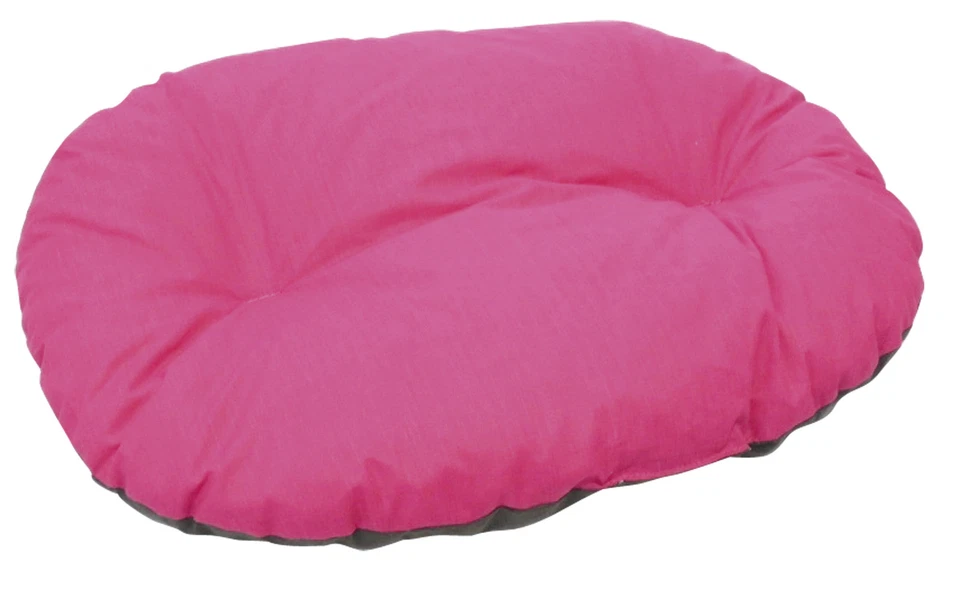 CANIAMICI Hundekissen, Katzenkissen fuchsia / grau