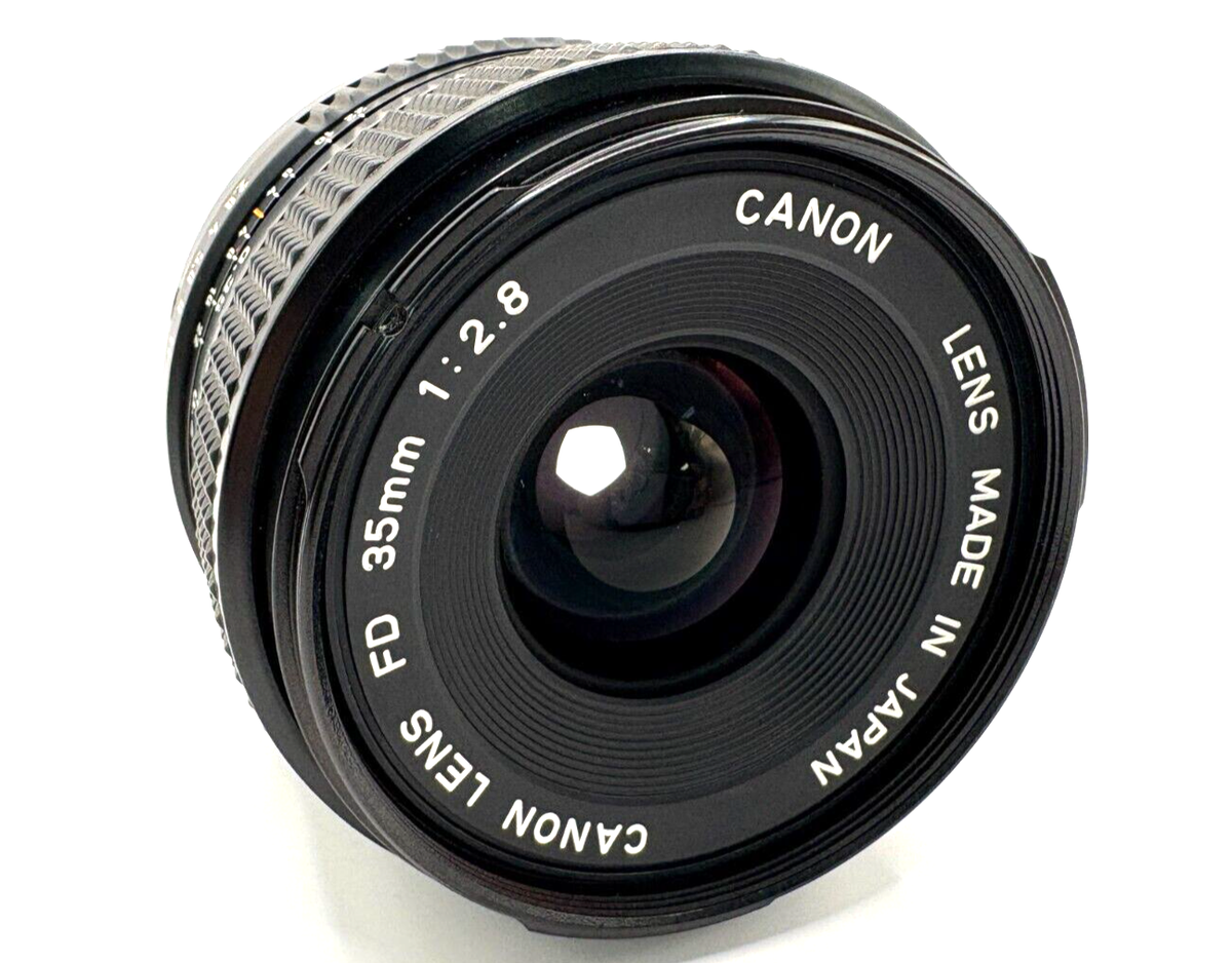 MINT] Canon New FD NFD 35mm f/2.8 MF Wide Angle Camera Lens From