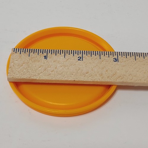 Tupperware orange kleiner Verschlussdeckel für Snackbecher Becher 4922A - Bild 6 von 6