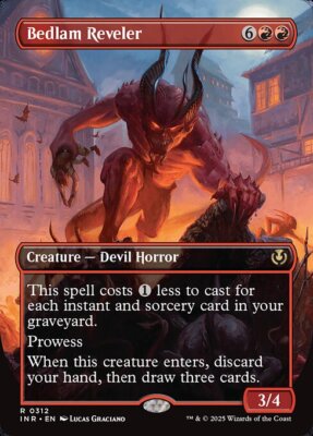 MTG BEDLAM REVELER 312 EXC - PANDÄMONENFRESSER - INR X EN - MAGIC