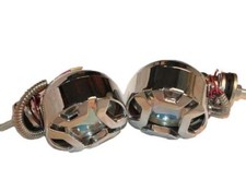 Paire de feux antibrouillard halogènes tout terrain H3 12V 55w 4" moto scooter