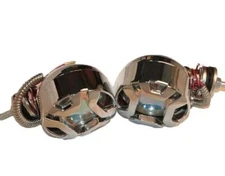 Halogen Fog Spot Light System Pair Off Road H3 12V 55w 4" Motorcycle Scooter