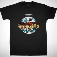 Vtg RARE EARTH ONE WORLD Cotton Black Men Women Classic Shirt