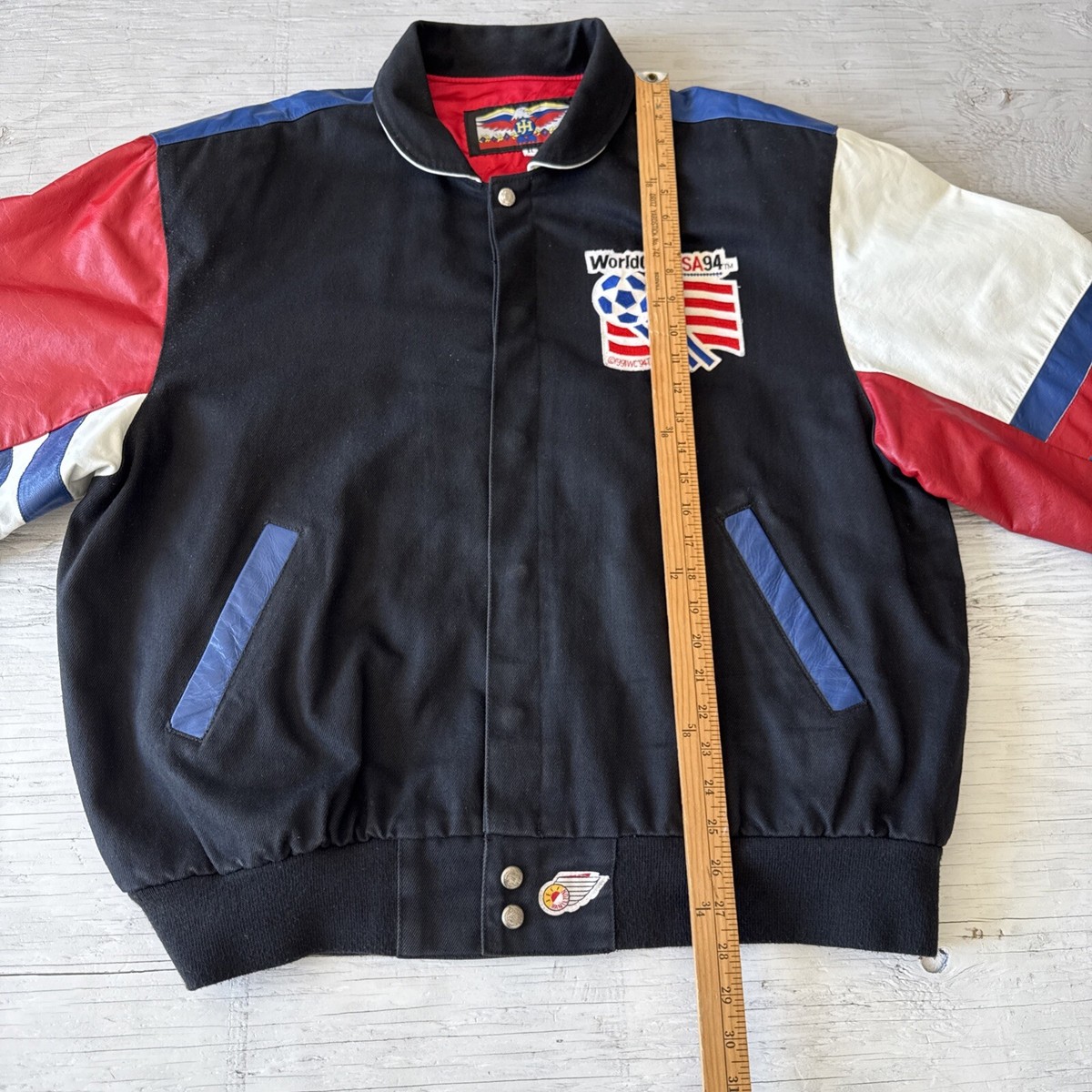 Vintage 1994 Jeff Hamilton World Cup Team USA Soccer Jacket Sz XL