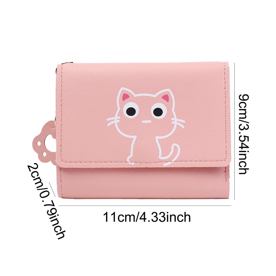 Womens Small Wallet Travel Wallet Cute Short Wallet for Casual Travel