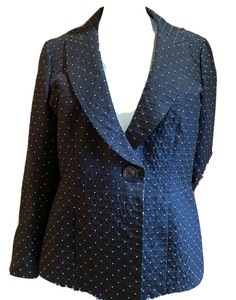 spotty blazer
