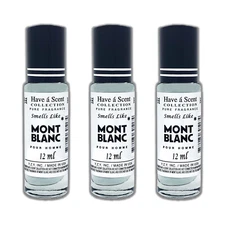 Mont Blanc Men's Roll On Oil by YZY Perfume *12 Ml 3x & 5x Bundle Deal*
