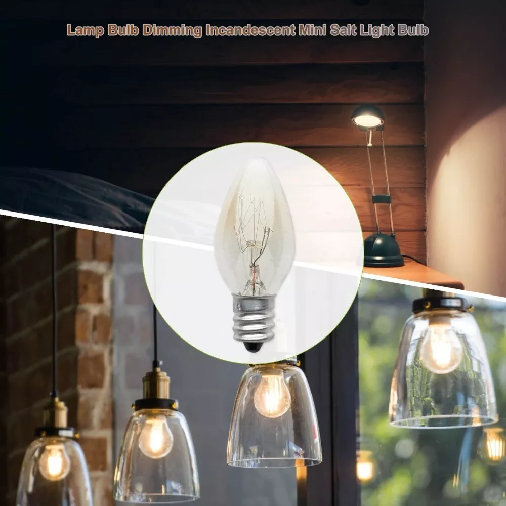 Small salt lamp bulb outlet