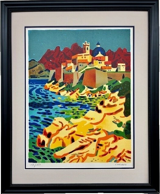 Impresiones artísticas de paisaje fauvismo