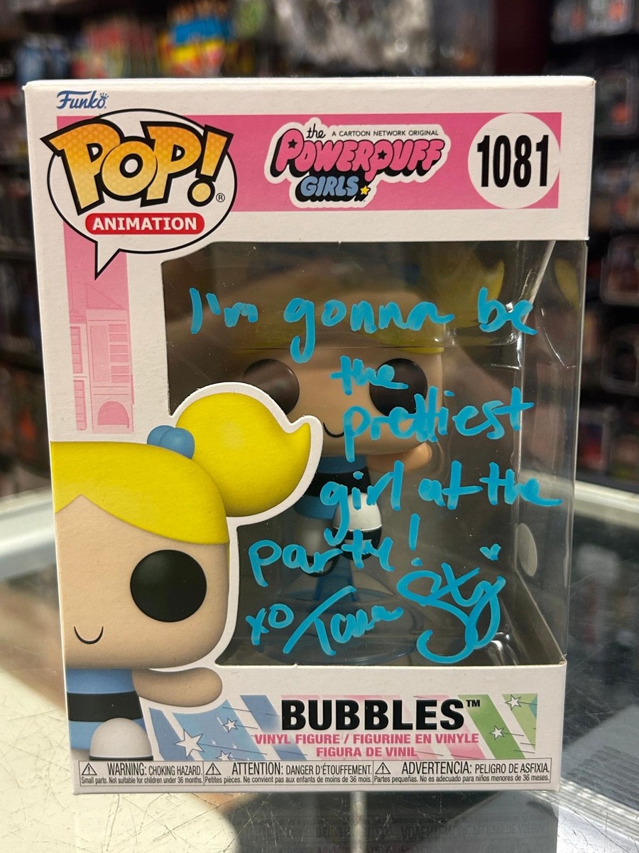 Bubbles signed by Tara Strong ( Funko Pop, Powerpuff girls