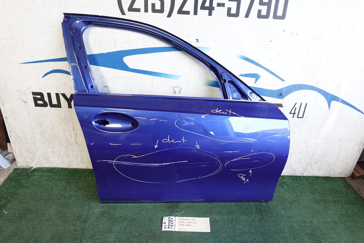w/dents 2019 2020 2022 BMW 3 SERIES G20 FRONT RIGHT PASSENGER DOOR