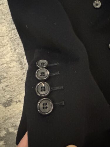 Gucci Black Overcoat, Men Size 38, Fabric Is 100% Cashmere, Single Breasted. - Picture 12 of 13