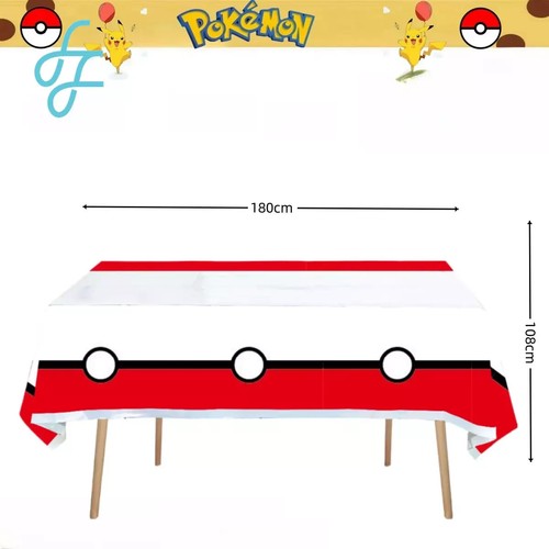 Pokemon Birthday Party Tablecloths - Pikachu Table Cover for Kids Parties - Picture 17 of 22