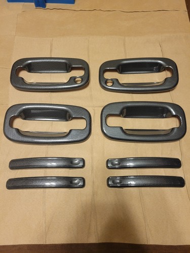 Chrome Tailgate Handle Covers without keyhole for 99-06 Chevy Silverado 1500 2500 3500, 99-06 GMC Sierra, 07 Classic, 07 Sierra Classic Chrome Tailgate Handle Covers without keyhole for 99-06 Chevy Silverado 1500 2500 3500, 99-06 GMC Sierra, 07 Classic, 07 Sierra Classic