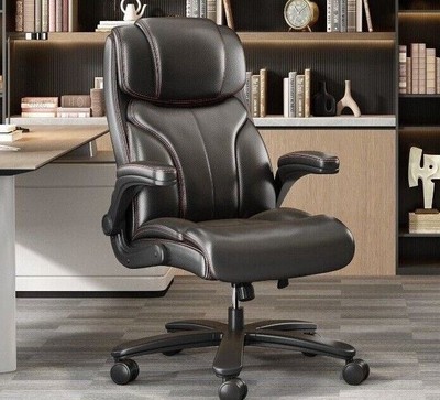 Black High Back Executive Office Chair Swivel Computer Desk Task Chair 400lbs