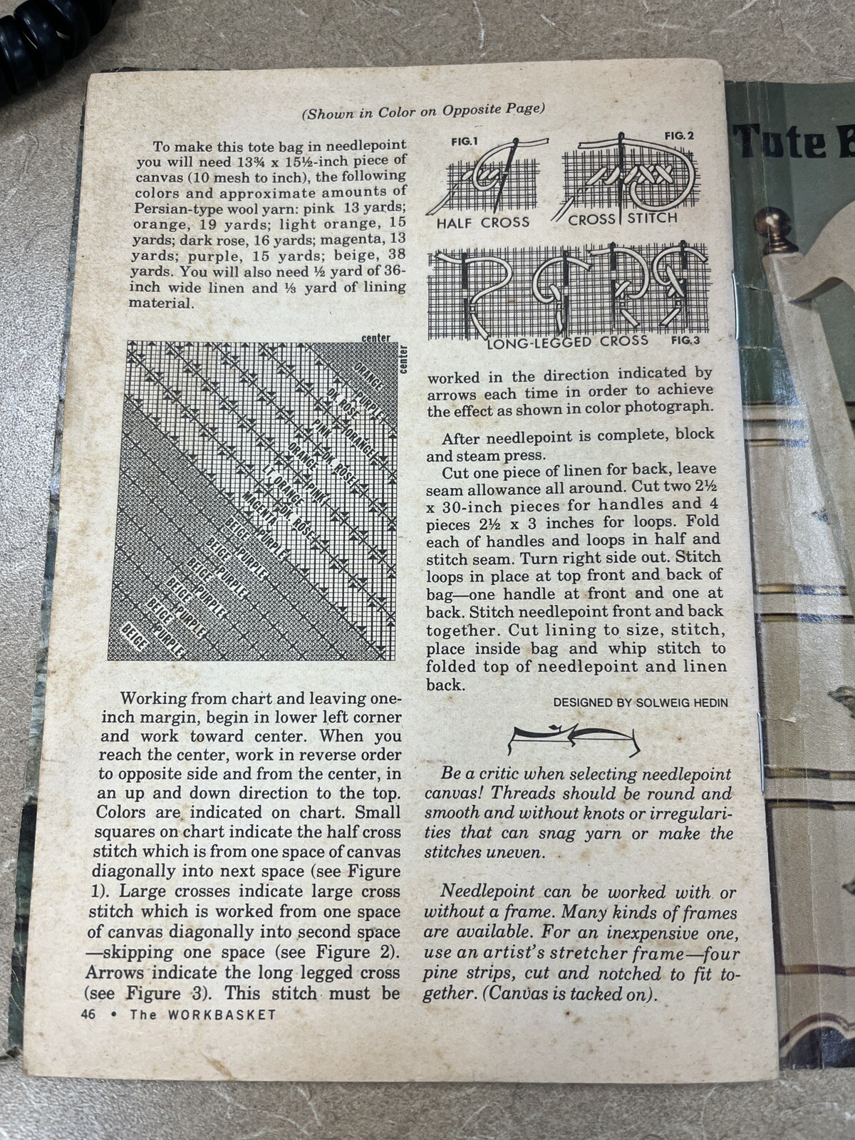 VINTAGE 1975 THE WORKBASKET CROCHET KNITTING TAT BOOKLET FREE SHIPPING  