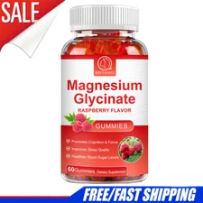 Magnesium Glycinate 500mg - Sleep Support Supplements, Relieve Stress & Anxiety