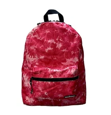 YAK PAK DELUXE Student Backpack Shoulder Bag RARE Pink Tie Dye School Pockets