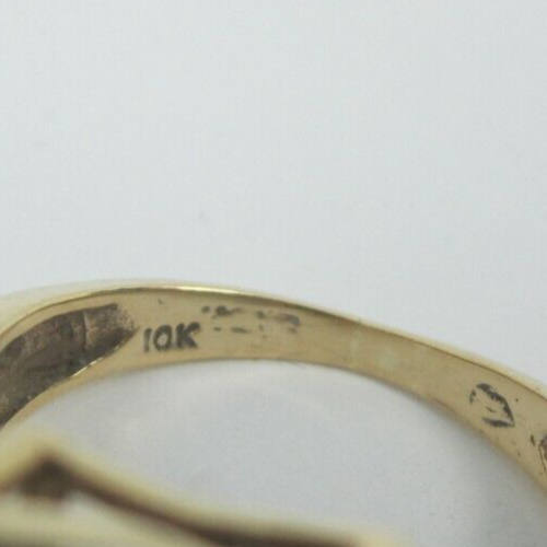 10K YELLOW GOLD SOLITAIRE ELONGATED CUSHION CUT MYSTIC TOPAZ RING (SZ 5.5+) 6.3G - Picture 8 of 9