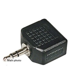 Philips Stereo Mini 3.5 Headphone Jack Divider Splitter for Phone CD DVD Laptop