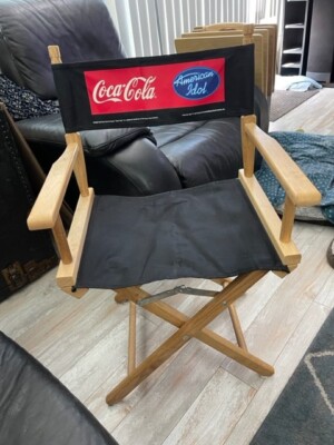 AMERICAN IDOL TV Canvas Director's Chair Promo Coke Coca Cola 2006