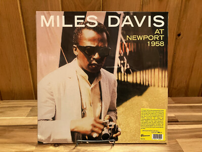 MILES DAVIS - AT NEWPORT 1985 lp limited edition clear vinyl 2023 NEW SEALED