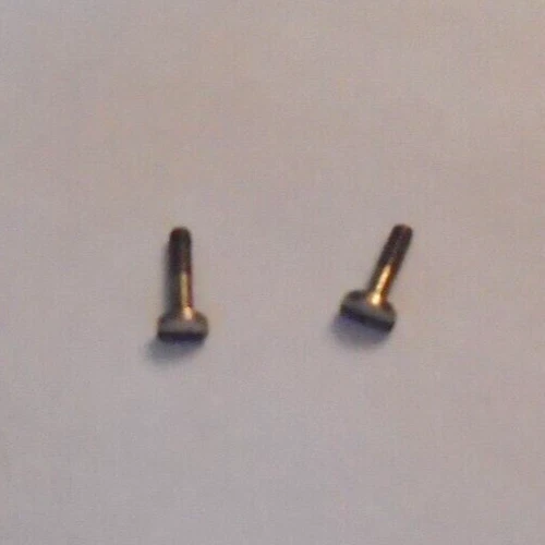 2 ELGIN 16 SIZE CASE SCREWS  "MODEL 6&7",  W 1/2  ---  BB-553