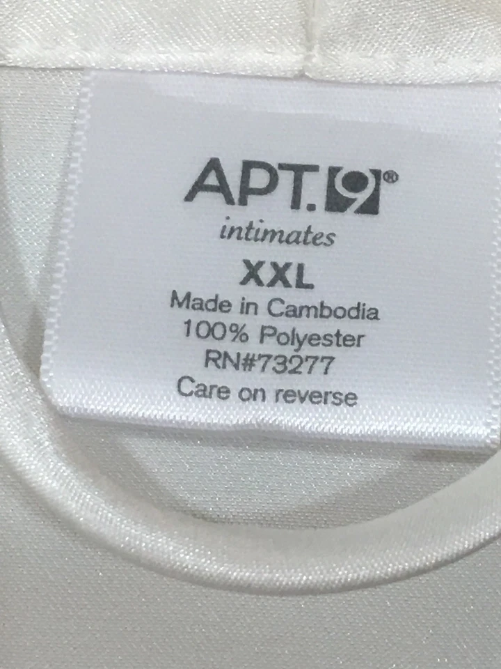 Apt.9 Damas Blanco Novias Bata Verde Azulado Bordado y Borde Novia Gráfico Cinturón Trasero Foto 3 de 4