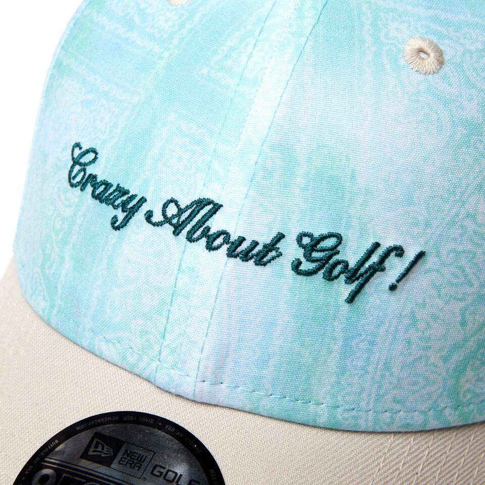 New Era Golf 9FORTY Cap Bandana Print Beach Kiss Blue Unisex