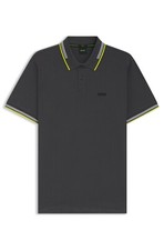 Hugo Boss Green Label Men's Navy Paul 1 Tipped Slim Fit Polo Shirt Size Large
