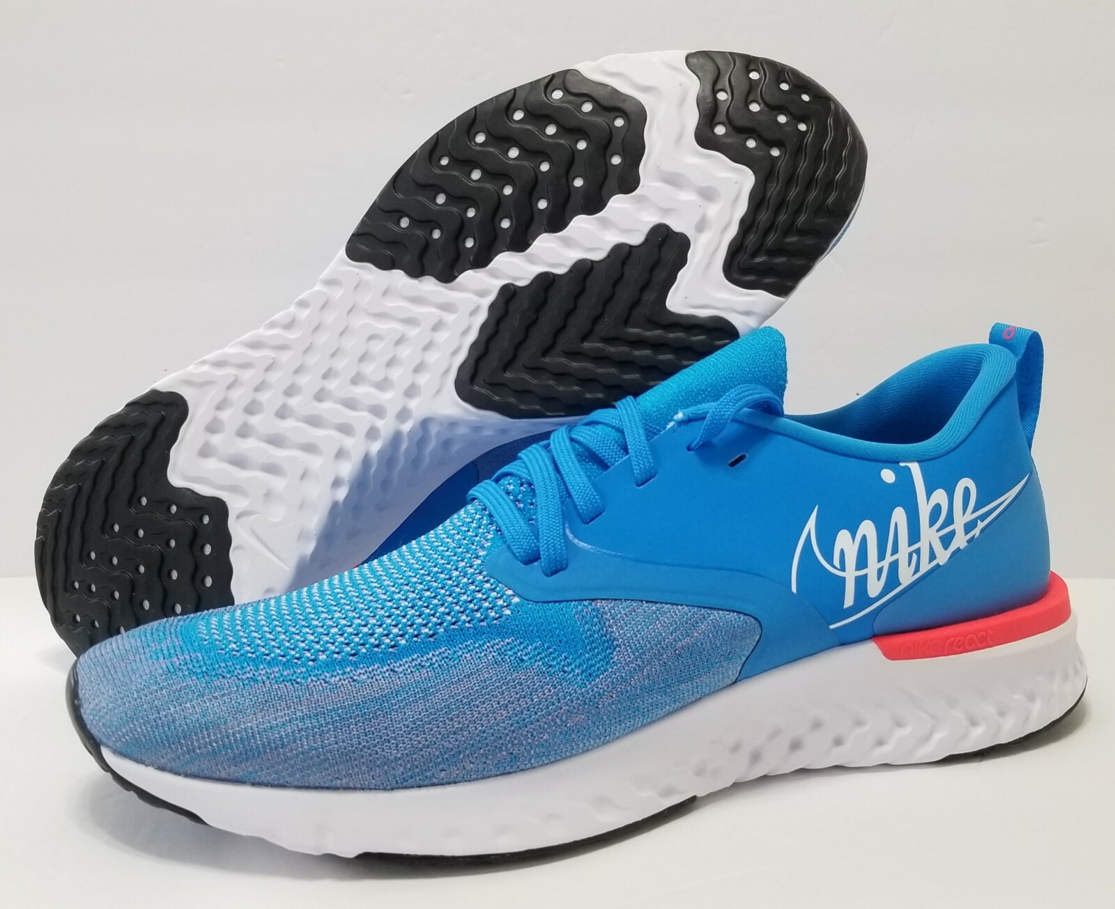 odyssey react flyknit 2 blue hero