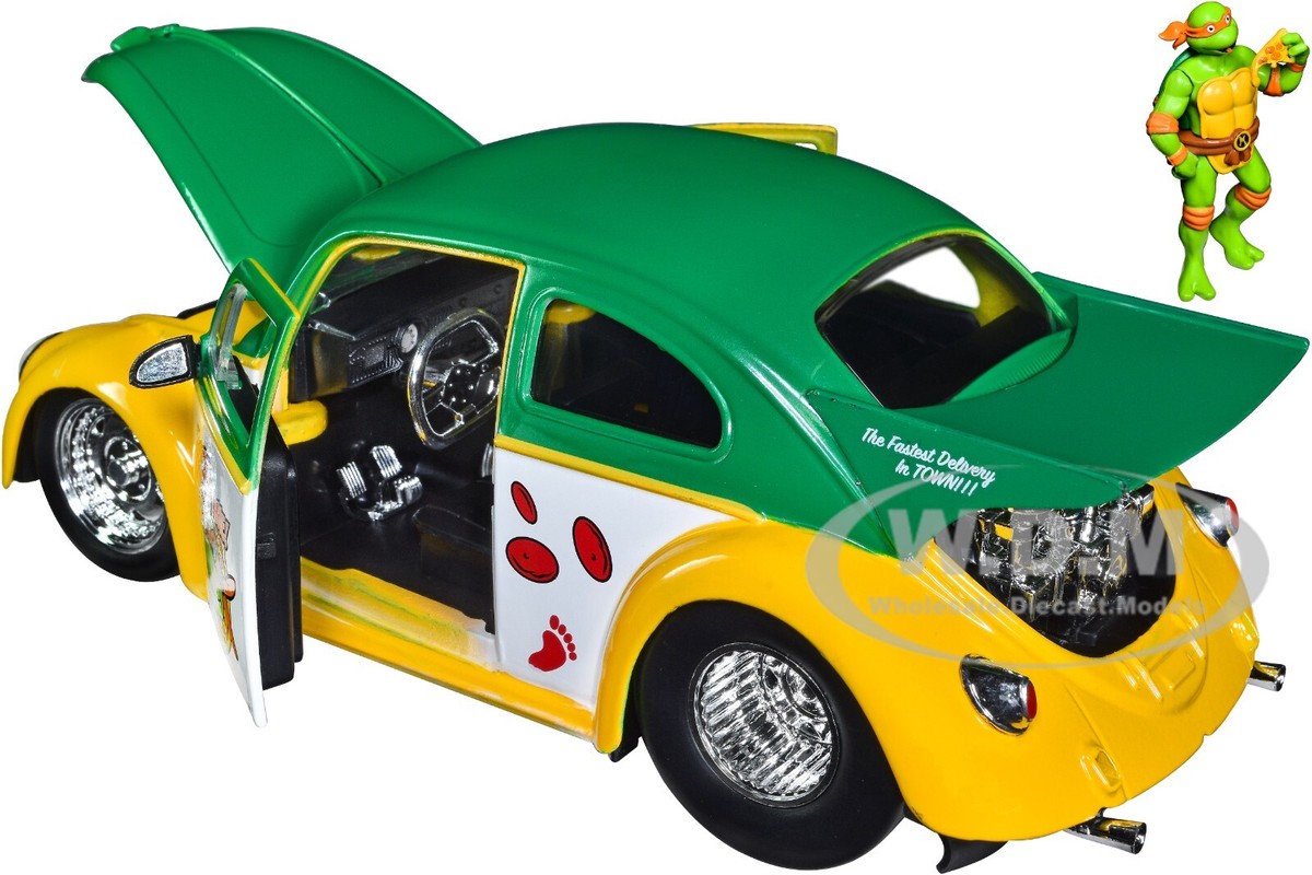 1959 VOLKSWAGEN DRAG BEETLE & MICHELANGELO FIGURE 
