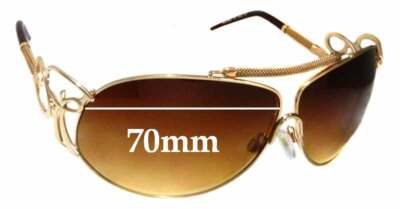 SFx Replacement Sunglass Lenses Fits Roberto Cavalli Beid 850s - 70mm Wide