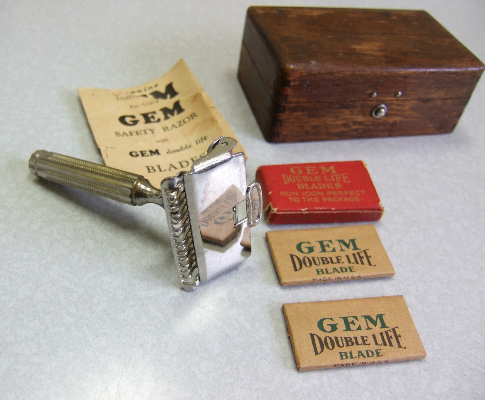 Set In Wood Case - 1912
