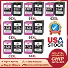 Black Color Ink Cartridge 60XL 61XL 62XL 63XL 64XL 65XL 67XL for HP Printer Lot