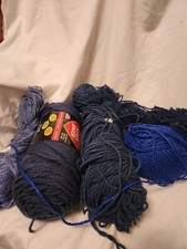 Dark Blue YARN 1 lb 2 oz Total Weight 100 Acrylic Arts Crafts