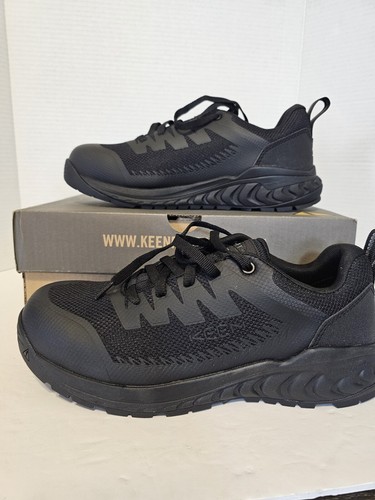 KEEN Utility Men's, Arvada Shift Comp Toe Work Sneaker Black Size 9.5 EE 