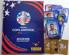 BLUE Parallel 2024 Panini Copa America USA Complete Set 430 Stickers HARD COVER — photo 1