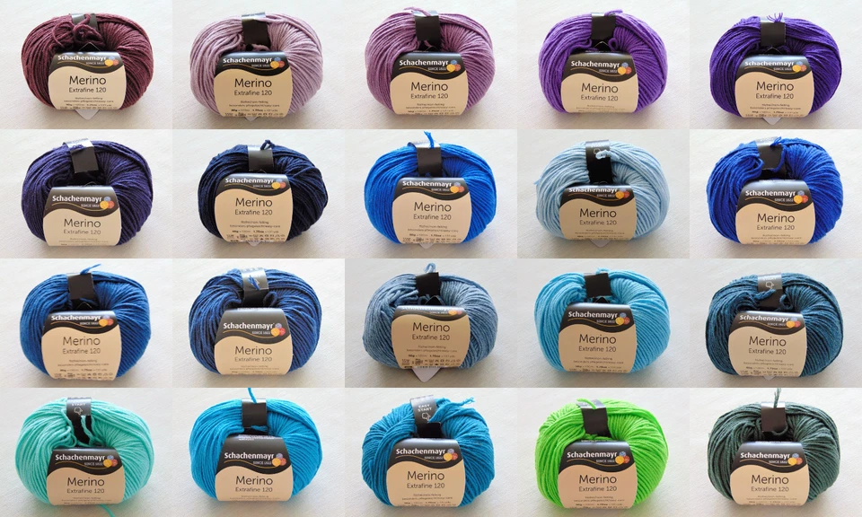 Merino Extrafine 120  -  Schachenmayr  -  Garn  -  50g  -  100g / 11,00€ - Bild 2 von 4