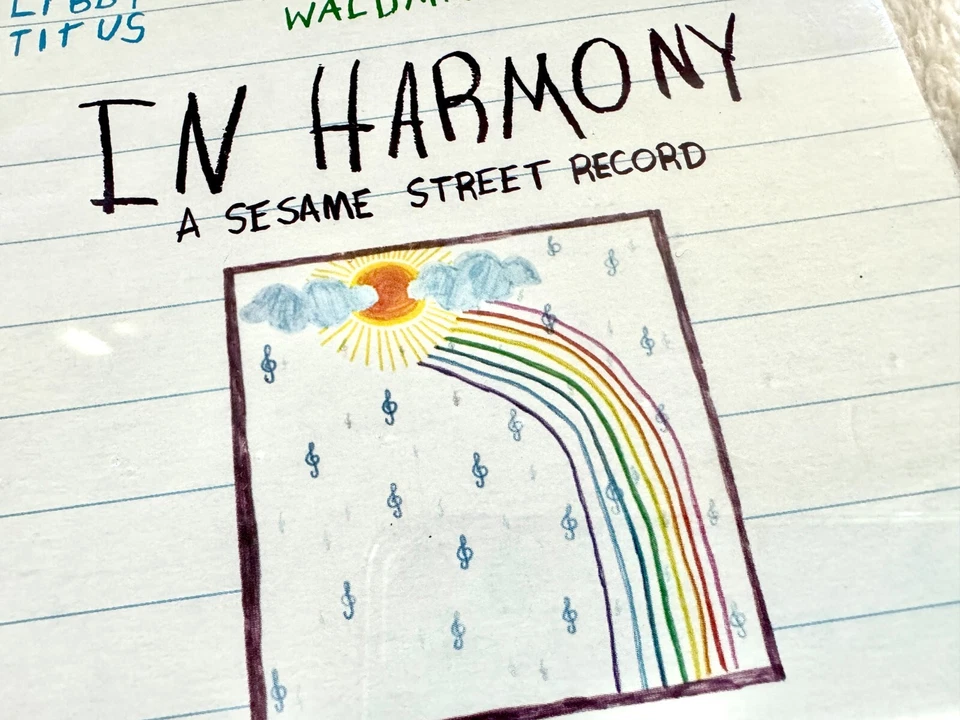 IN HARMONY SEALED SESAME STREET CD LONGBOX PROMO HYPE SUPER SAVER BIG BIRD BERT Foto 4 de 4