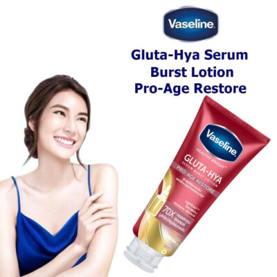 Vaseline Gluta Hya Serum Burst Body Lotion Healthy Bright Pro-Age