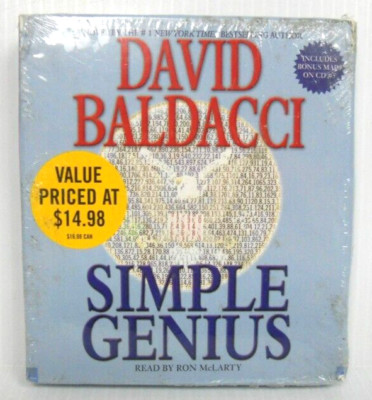 Simple Genius by David Baldacci - Audiobook on CDs (King and Maxwell Series)