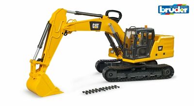 Bruder 02483 Cat Schaufelbagger Baufahrzeug Baustelle Kettenfahrzeug LKW Traktor