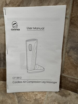 Comfier Cordless air Compression Boot Leg Massager (**User Manual Only)CF-5812