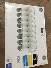 GE Basic 60-Watt EQ A19 Soft White LED Light Bulb 8-Pack